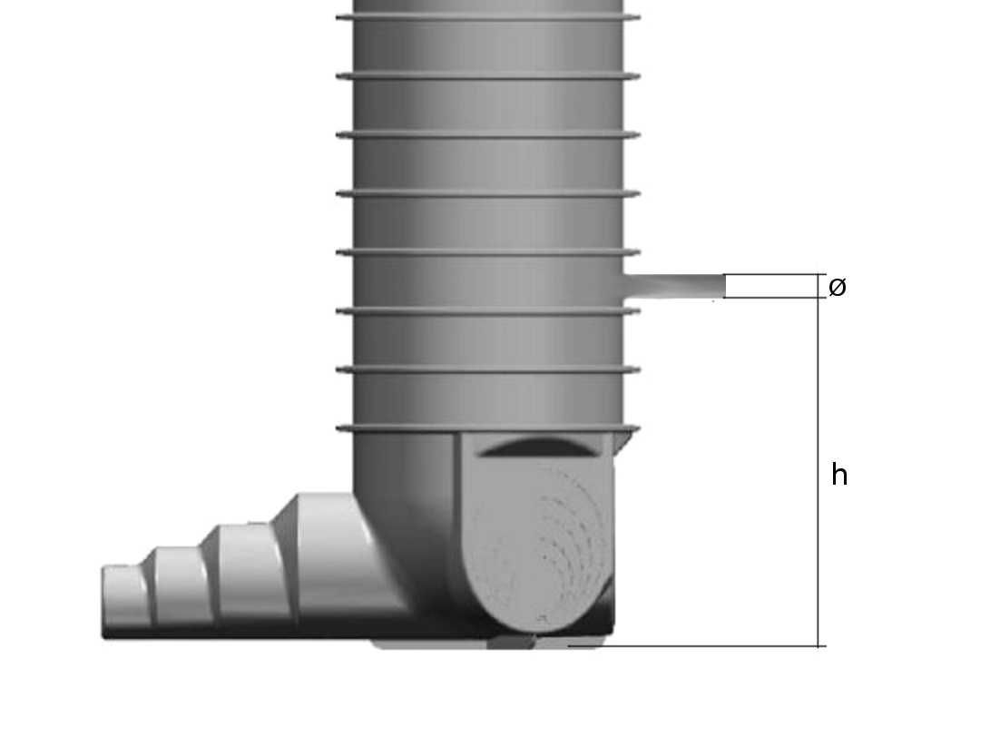 Studzienka rozprężna 600 mm, wysokośc 1350 mm