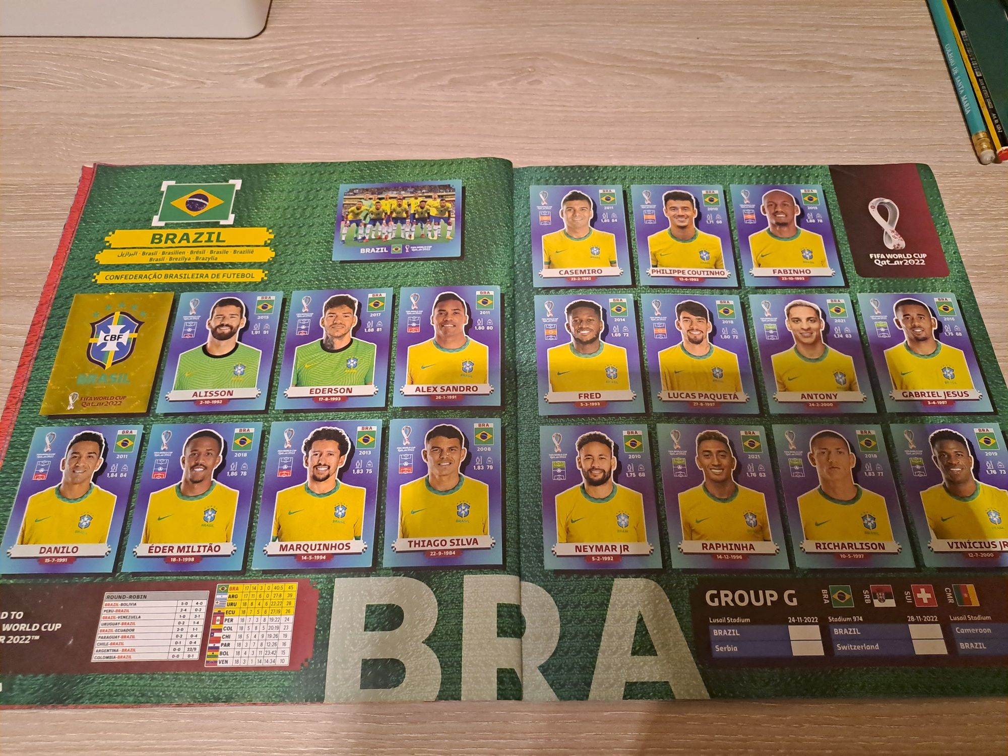 Caderneta Mundial Qatar 2022 completa