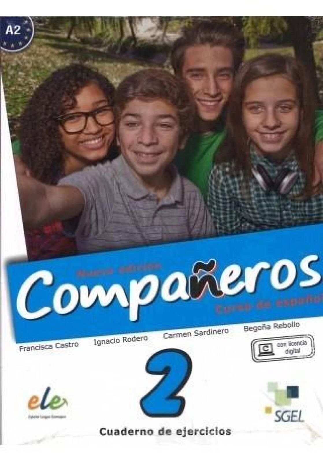 Companeros 2 ćwiczenia + licencia digital SGEL - Educacion praca