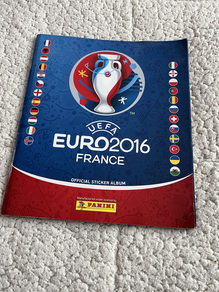 Caderneta UEFA Euro 2016 France + cromos