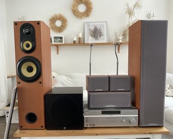 Kino domowe SONY + subwoofer aktywny YAMAHA