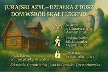Działka marzeń 51 arów + klimatyczny drewniany dom