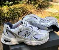 New Balance 530 White Silver Navy 39