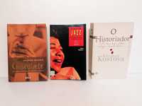 Livros: Chocolate, O Guia do Jazz, O Historiador  5/10 €