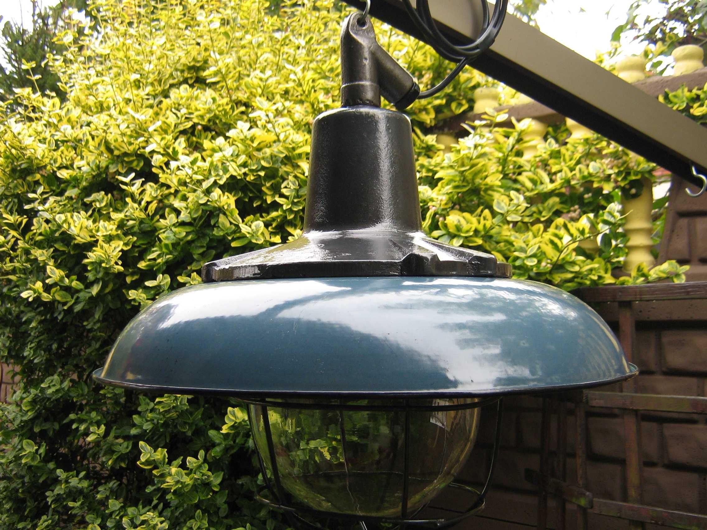 Lampy emaliowane przemysłowe OZż-1. Loft.Industrial PRL