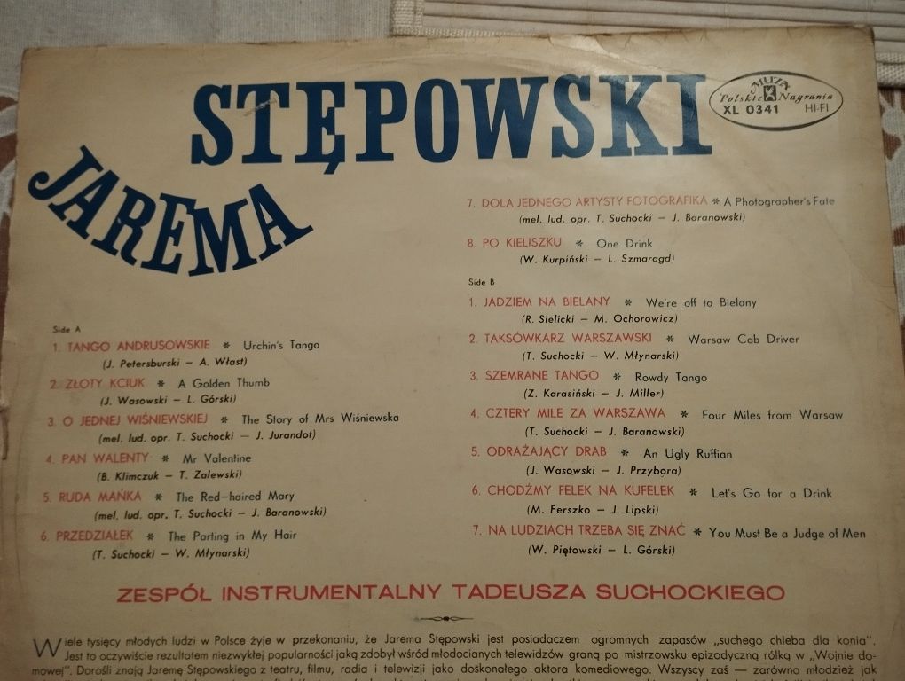 Płyta winylowa Jarema Stępowski