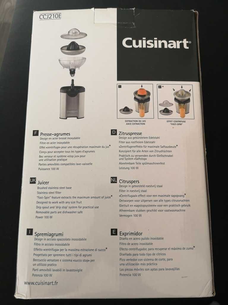 Wyciskarka do soków Cuisinart CCJ210E