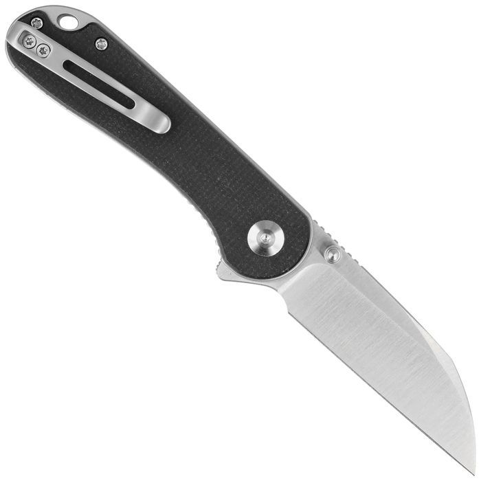 Nóż składany Civivi Elementum Wharncliffe Black Canvas Micarta, Satin