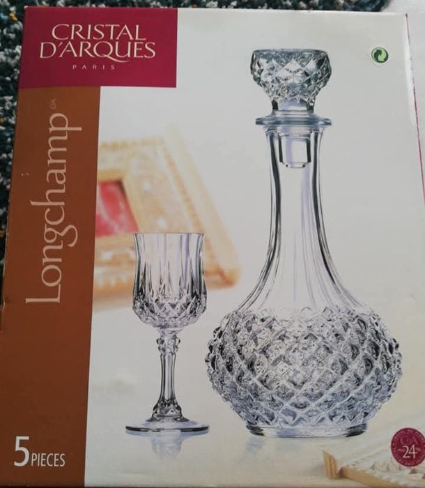 Cristal DArces , conjunto de Licor luxo