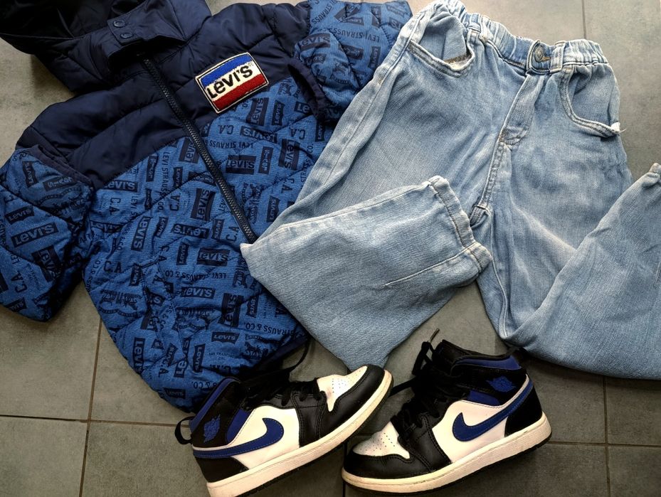 Пакет фирменной одежды для мальчика на 6-7летZARA,Levi's.