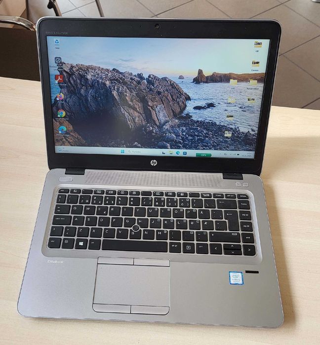 Laptop HP biznesowy EliteBook 14" i5 2,50-3,10GHz 8GB 256SSD WIN 11PRO