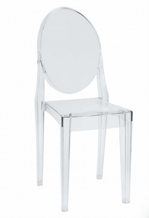 4 x Krzesło Viktoria firmy KARTELL originalne - transparentne x 4