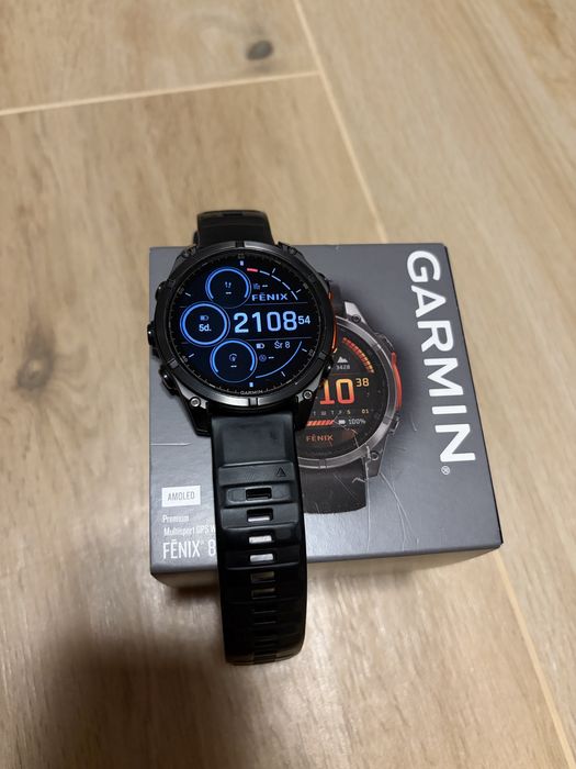 Garmin Fenix 8 czarny 47 mm