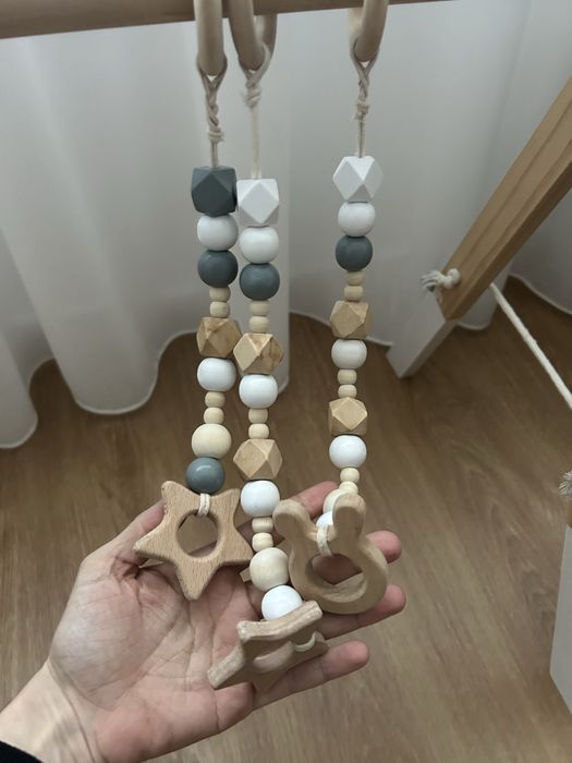 Ginasio de madeira bebé Sklum