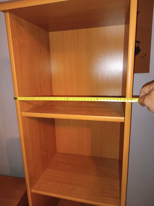 regał otwarty, kolor olchy.