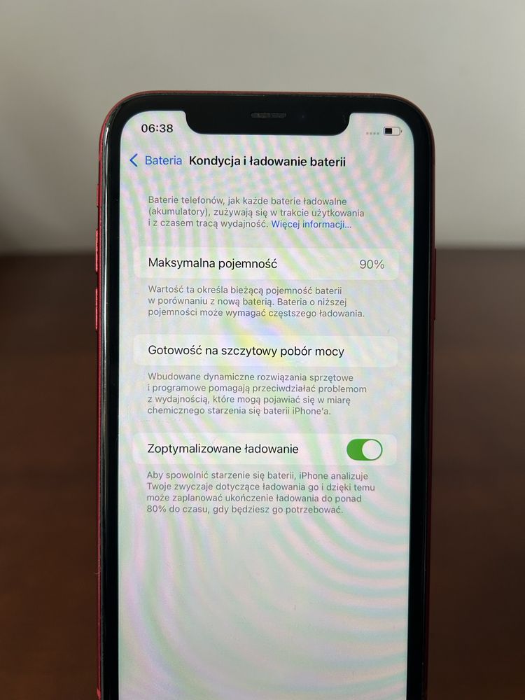 IPhone 11 64GB czerwony oryginalna bateria 90%