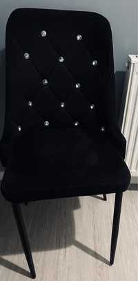Krzesło welurowe fotel