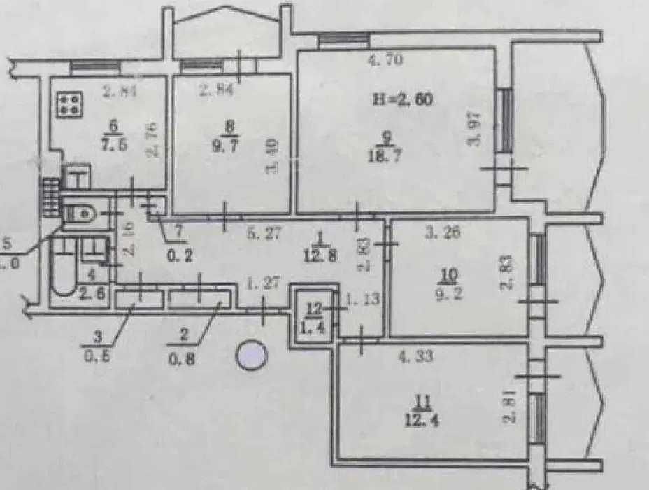 Срочно!!! 4-х ком.кв. 85м2 на Крымской ул.