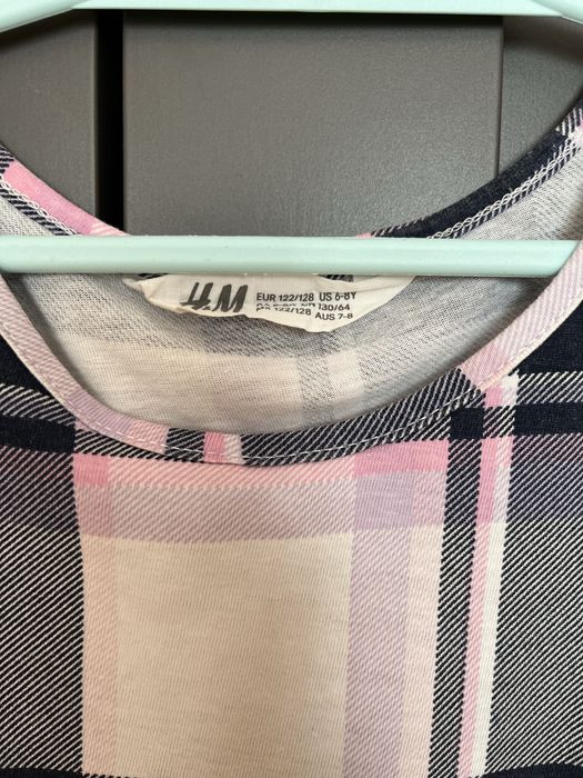 H&M sukienka na lato dla dziewczynki rozmiar 122 128