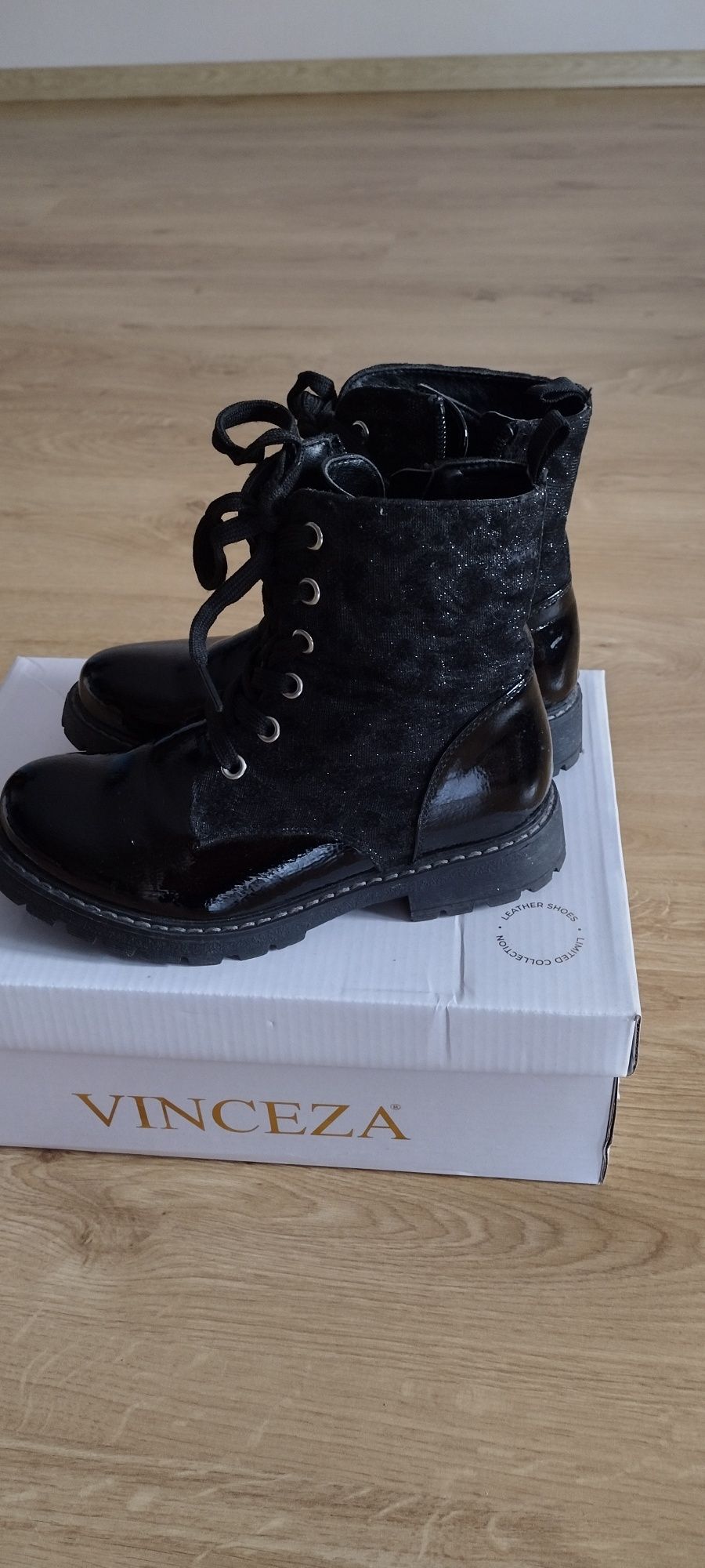 Buty dziewczęce zimowe Nelli blu rozm.34