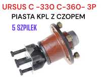 URSUS C-360 C-330 Piasta Kompletne z Czopem 5 szpilek Nowa Złożona FV