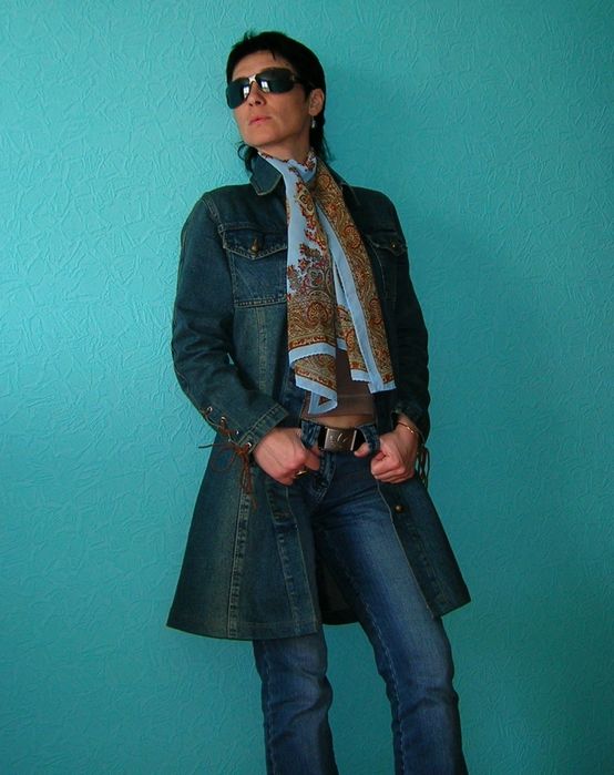 Плащ джинсовий жіночий