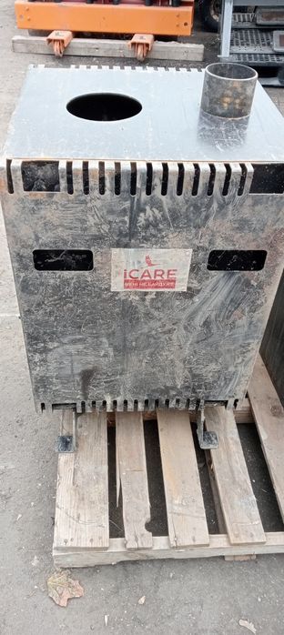 Печь- буржуйка фирмы ICARE с теплообменником.