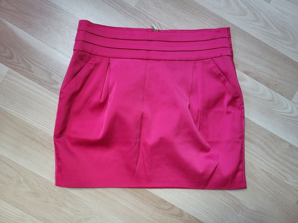 Spódniczka różowa Reserved r.36, spódnica fuksja