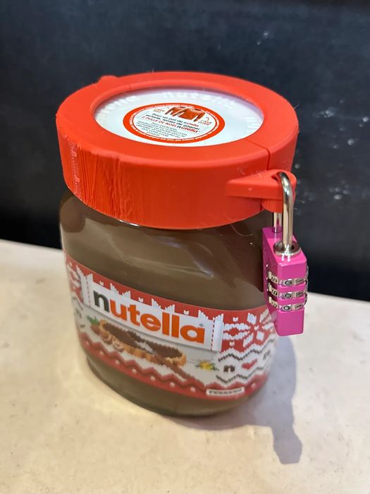 NutellaLock 3D - Segurança para o seu Frasco de Nutella