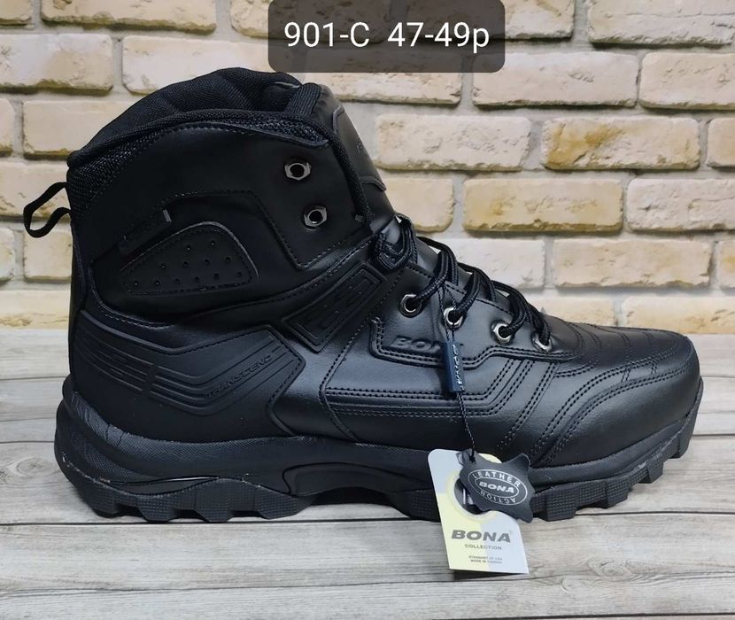 Шкіряні зимові чоловічі черевики Bona 47p