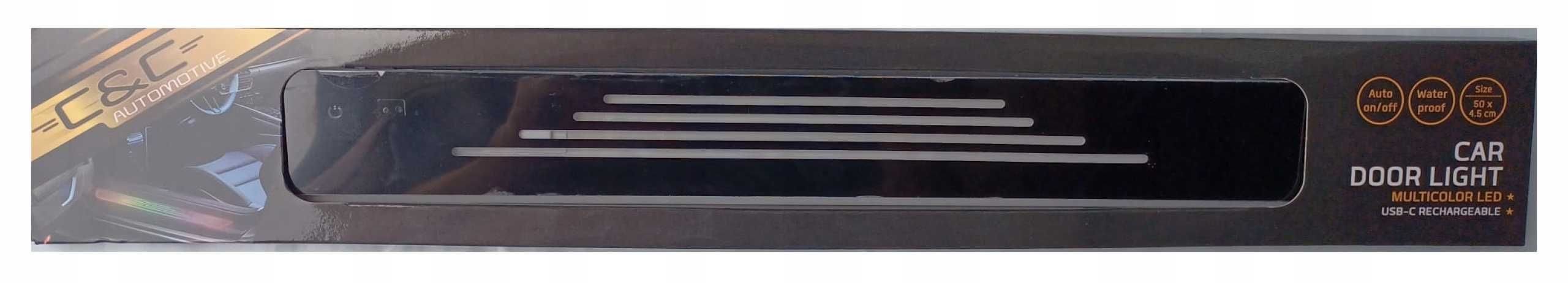 Oświetlenie listwa drzwi samochodu C&C led usbC tuning sport AC