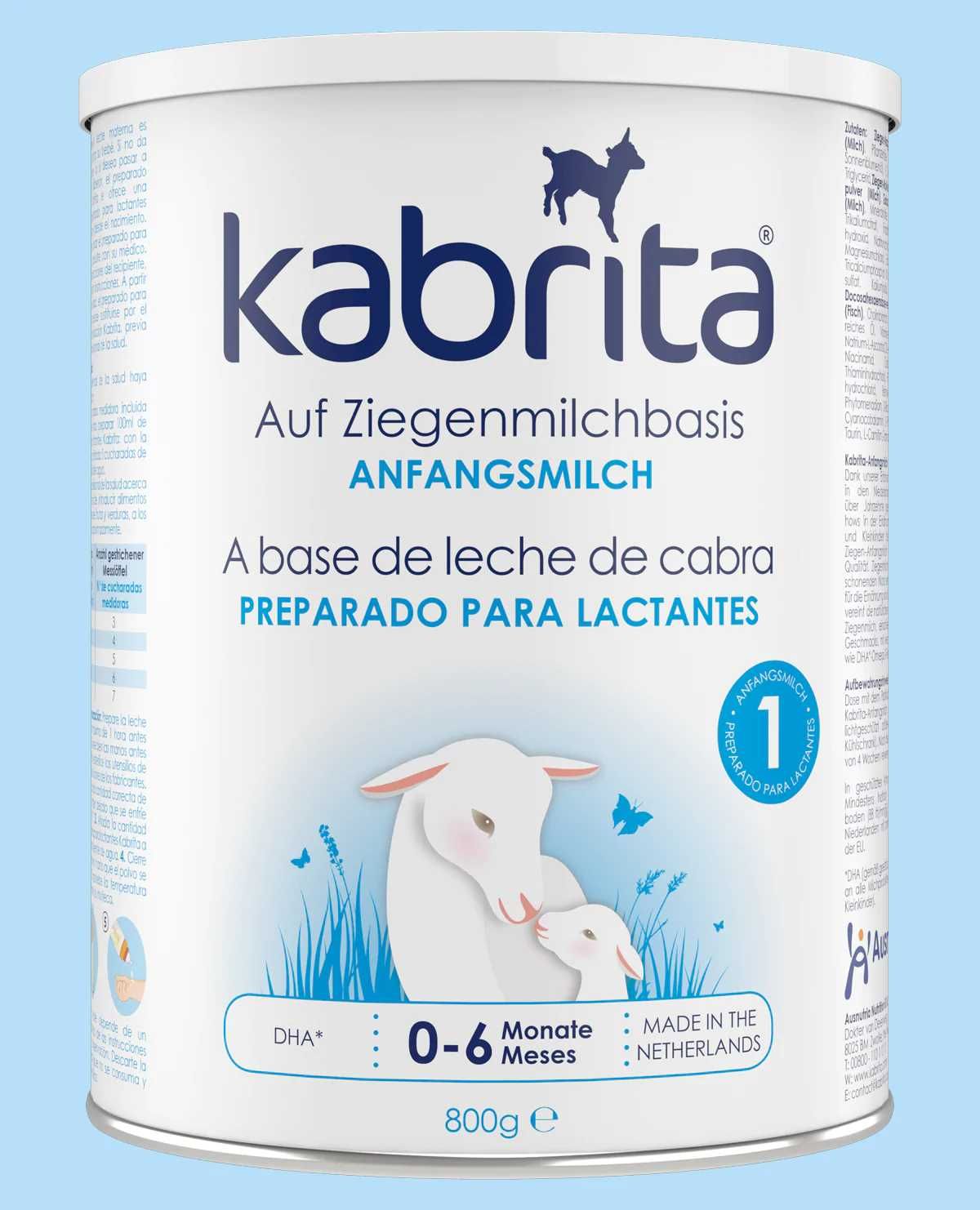 Суха молочна суміш Кабріта Кабрита Kabrita 1,2,3 -800г.Нідерланди