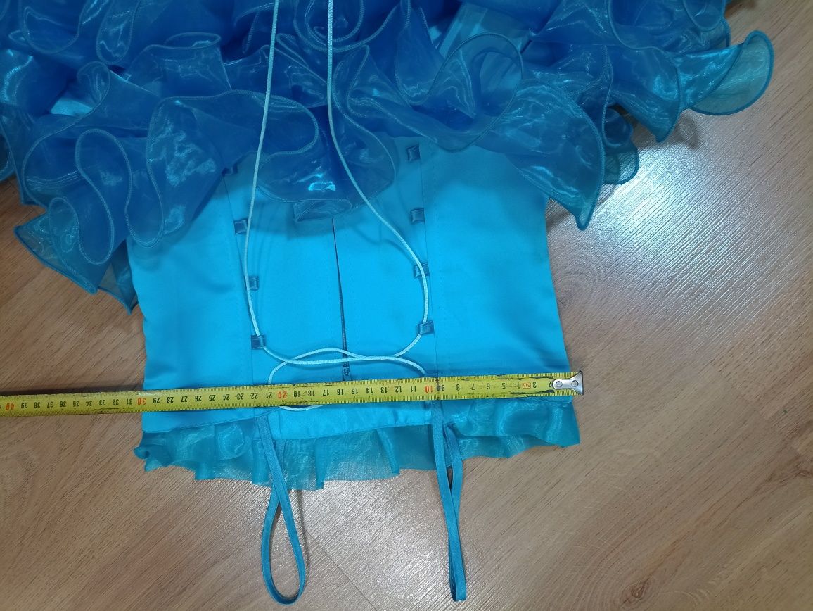 Нарядна блакитна сукня 118-134 зріст