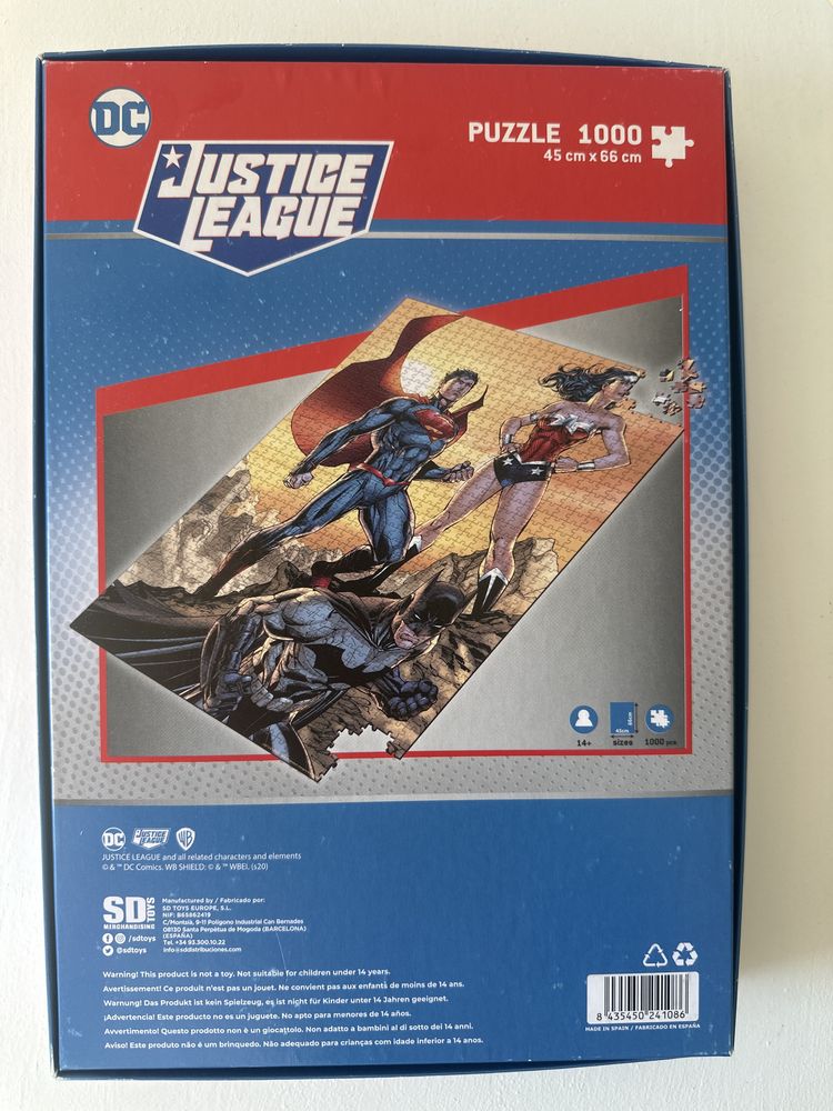 Puzzle Justice League 1000 peças