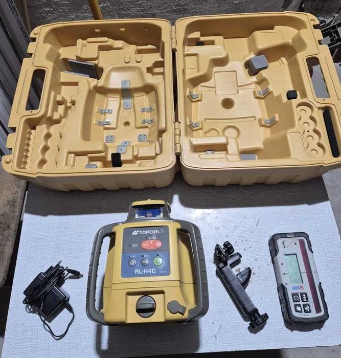 Niwelator laserowy TOPCON RL-H4C + DETEKTOR  - zestaw, 100% sprawny!!!