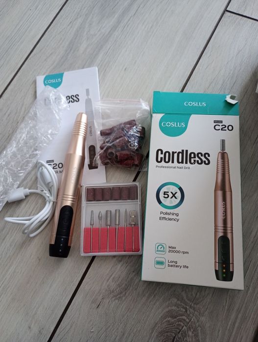 Bezprzewodowa  frezarka do paznokci