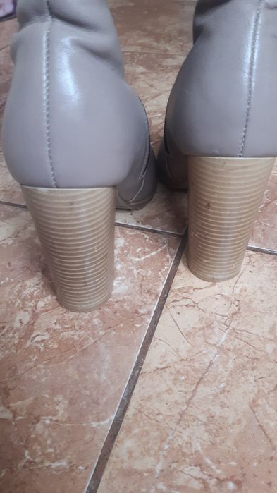 Чоботи зимові шкіряні