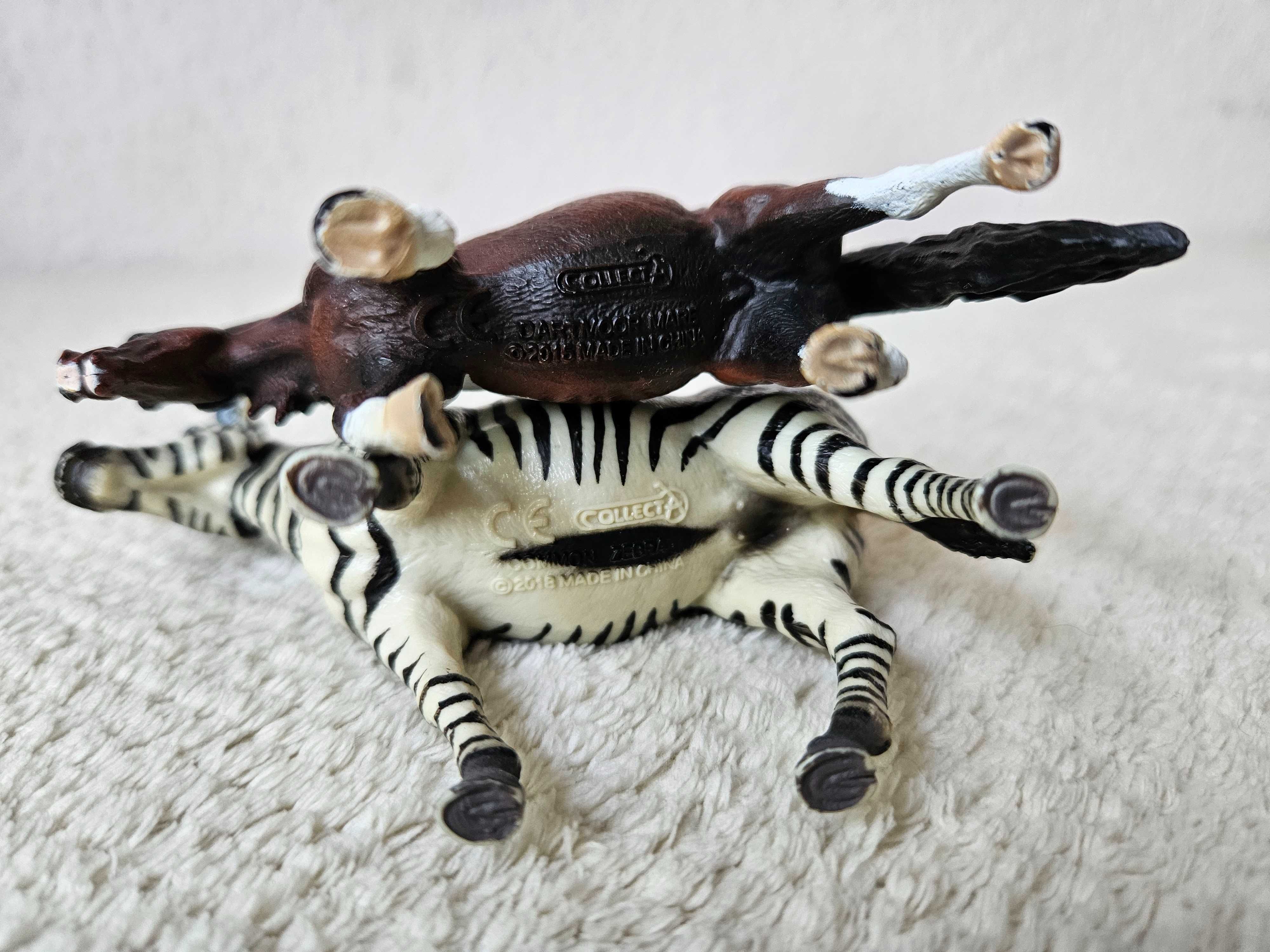 Figurka Collecta: Zebra, Koń (Montessori)