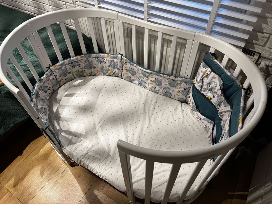 Łóżeczko dziecięce 7w1 Waldin