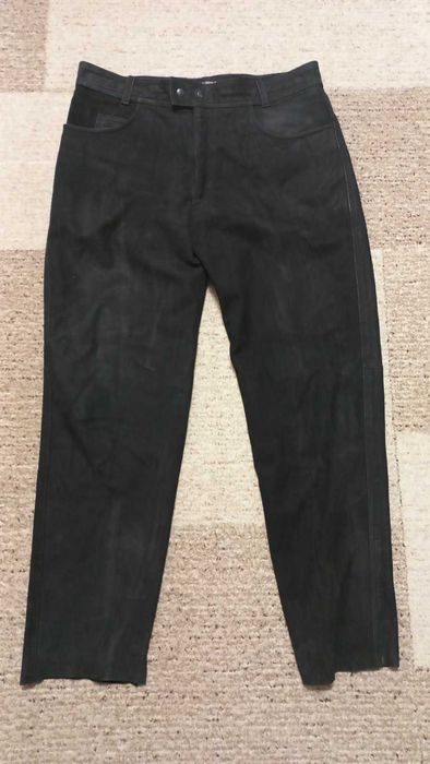 мото штаны кожа , большой размер 50