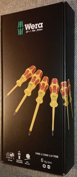 Wera wkrętaki izolowane zestaw 051575 VDE 6cz