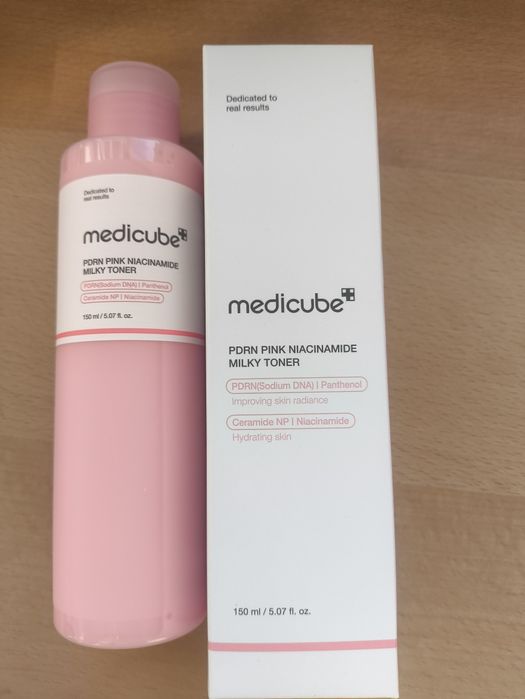 Medicube pdrn pink Niacinamide milky toner 150ml