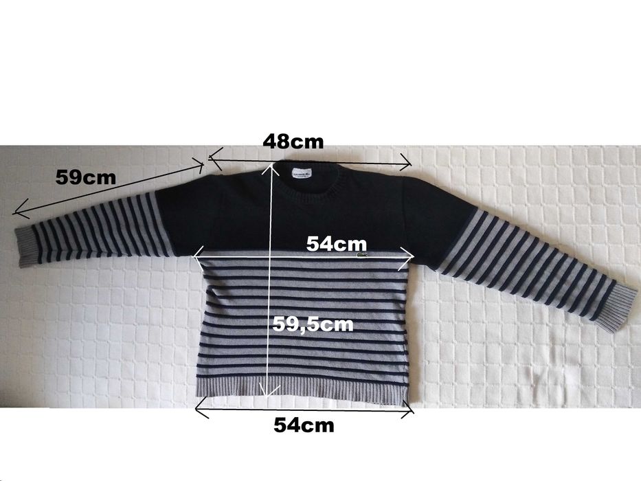 Camisola listrada Lacoste Regular Fit 6