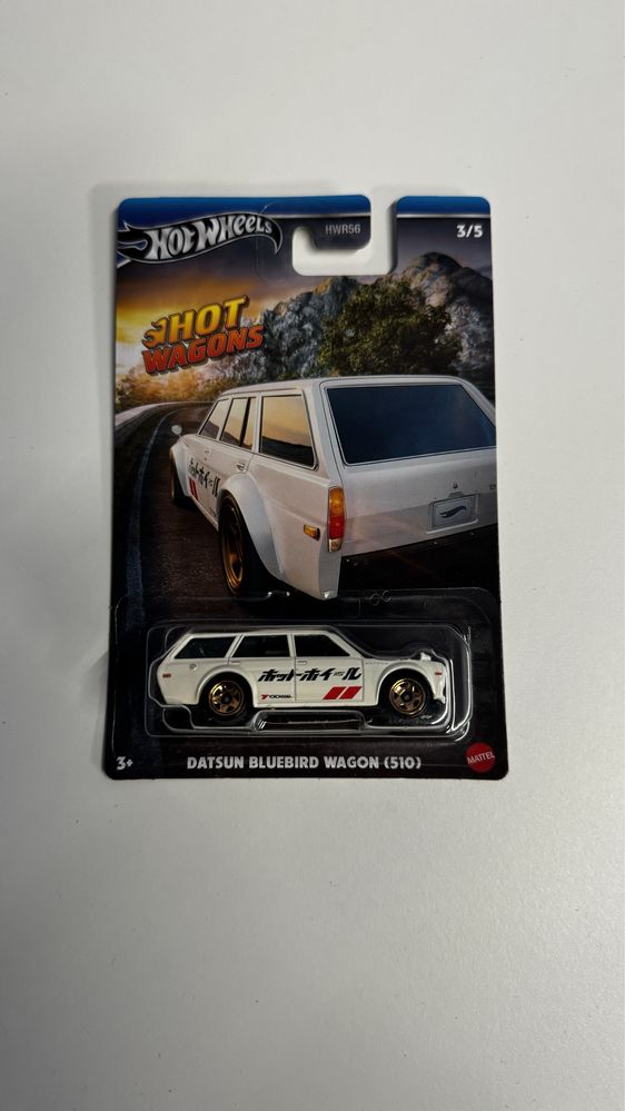 Hot Wheels Hot Wagons Datsun Bluebird Wagon 510