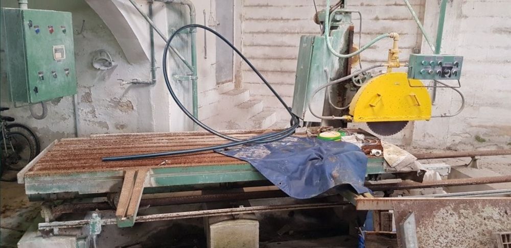 Maq. Corte Mármore/Granito com charrion automatizado