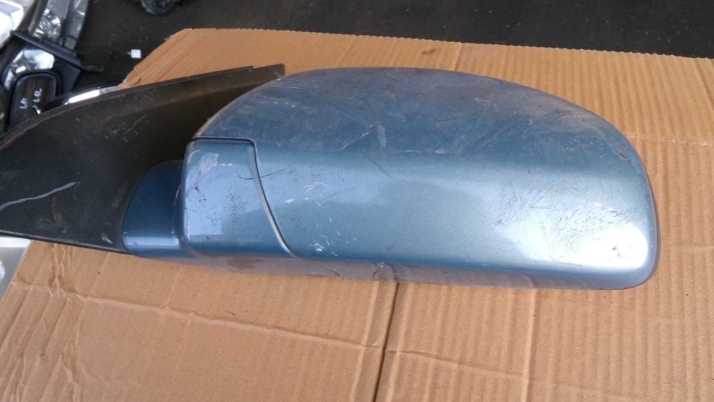 Sie55 Lusterko lewe kierowcy opel vectra c błękitne niebieskie 5pin