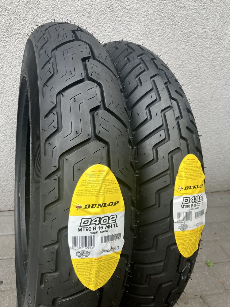 Komplet MT90B16 Dunlop D402 Harley-Davidson nowe 2022/2023