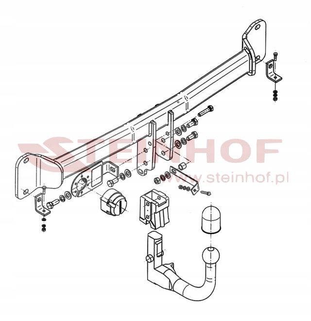 Steinhof Vertical Nowy Hak Holowniczy BMW 5 V F10+F11 M-Sport od2010r