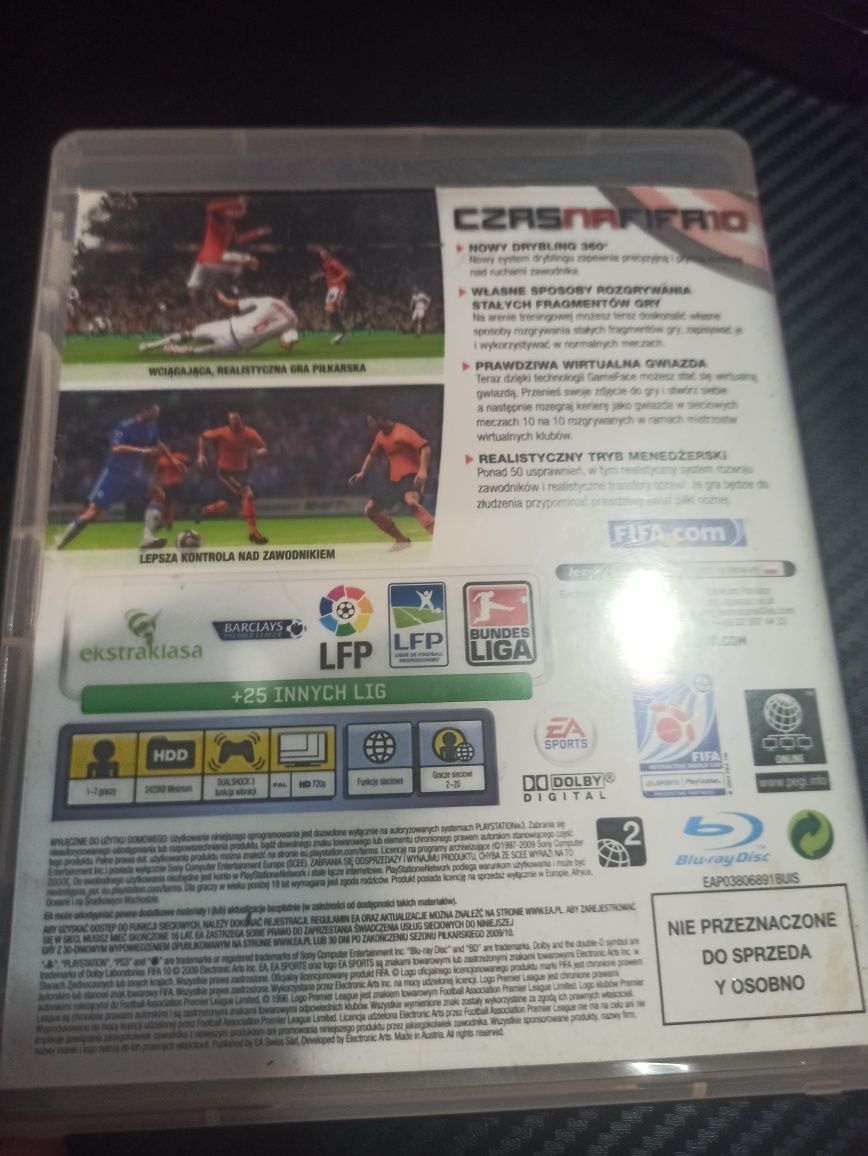 Fifa 10 EA SPORTS w wersji na ps3.