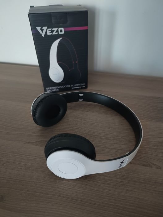 Bezprzewodowe słuchawki nauszne, bluetooth, składane, gamingowe